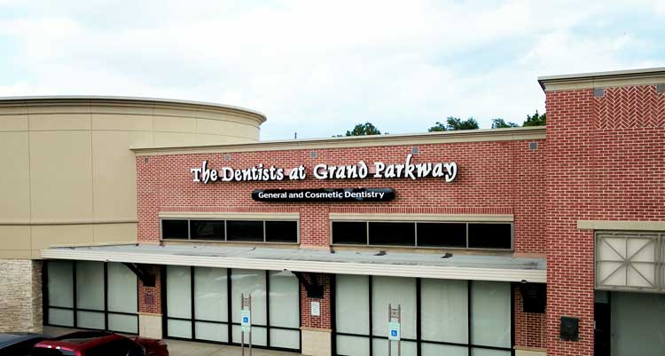 The exterior for a dental office in Katy, TX